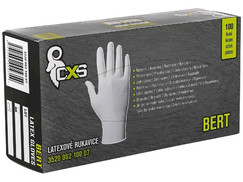 Jednorazové latexové rukavice CXS Bert 100 ks