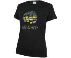 Dámske bavlnené tričko ProMacher Predator Black/Green