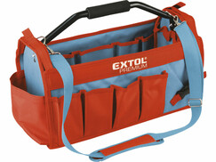 Extol Premium 8858022 taška na náradie s kovovou rukoväťou, 49x23x28cm, 31 vreciek, nylon