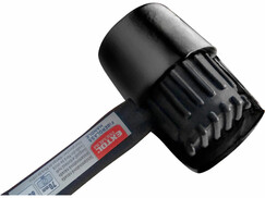 Extol Premium 8811105 kladivo gumené čierne, sklolaminátová násada, priemer 80mm, 910g
