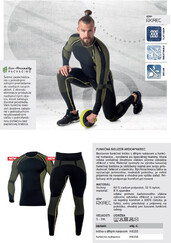 Pánske bezšvové funkčné tričko s dlhým rukávom Ardon Akrec