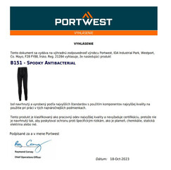 Pánske spodky Antibacterial Portwest B151
