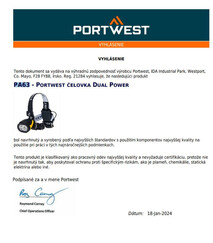 Čelovka Portwest Dual Power PA63, 100lm, 3xAAA