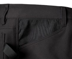 Pánske zateplené reflexné softshellové pracovné nohavice Bennon Reflectos