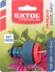 Extol Premium 8876421 rýchlospojka na záhradný ventil 1/2"-3/4", vnútorný závit, ABS